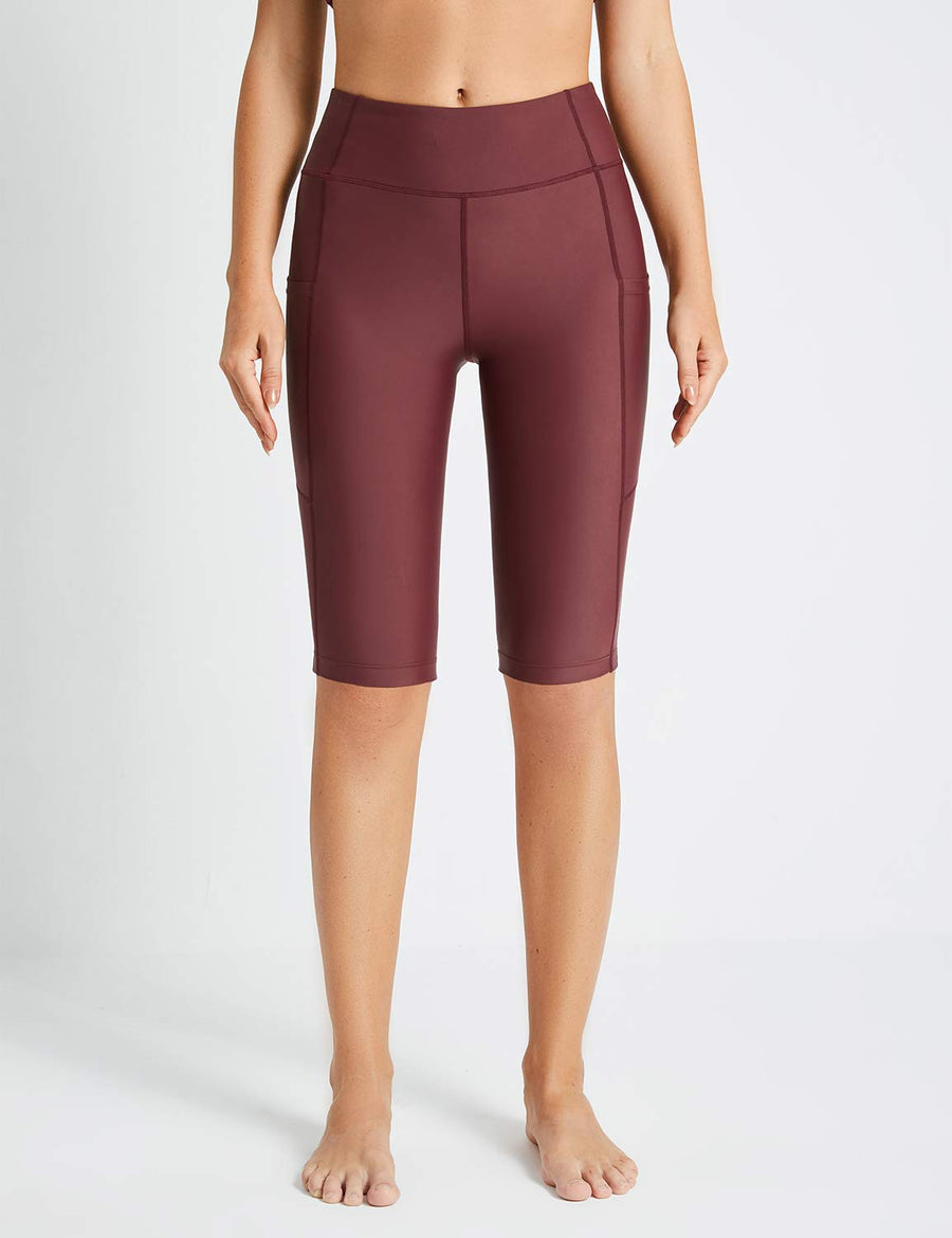 Bañador de talle alto Flyleaf con protección UPF 50+ - Zinfandel / M