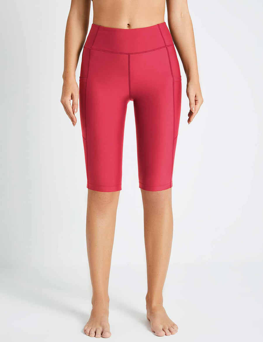 Bañador de talle alto Flyleaf con protección UPF 50+ - Rojo rosa / XL