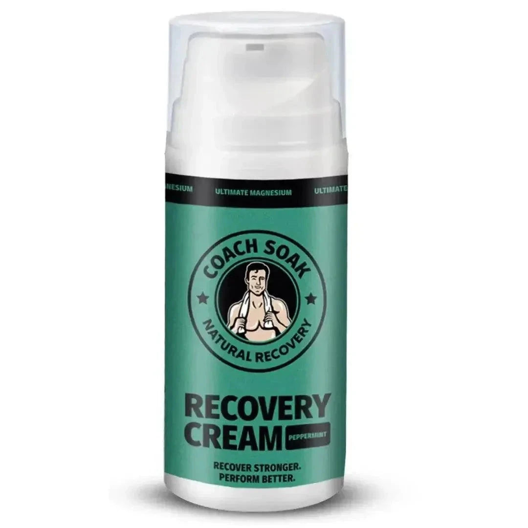 Coach Soak Magnesium Recovery Cream | Fast Muscle Relief - Peppermint Angles90®
