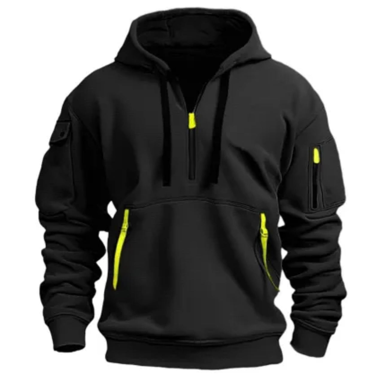 Hooded Sweatshirt Mens Loose Pullover