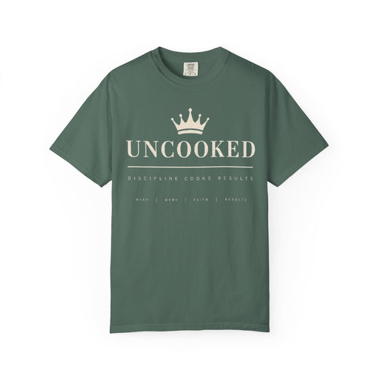 Uncooked Crown T-Shirt — Minimalist Royal Graphic Tee
