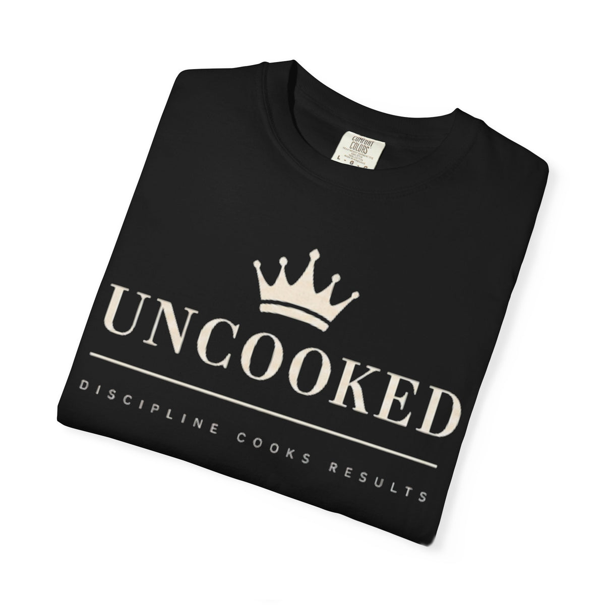 Uncooked Crown T-Shirt — Minimalist Royal Graphic Tee