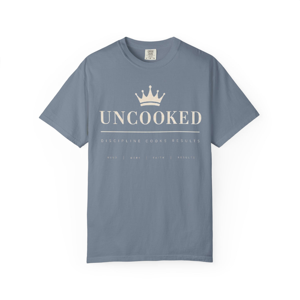Uncooked Crown T-Shirt — Minimalist Royal Graphic Tee