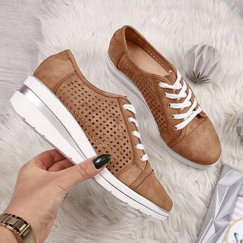 Casual Sneakers // Breathable Platform Sneakers