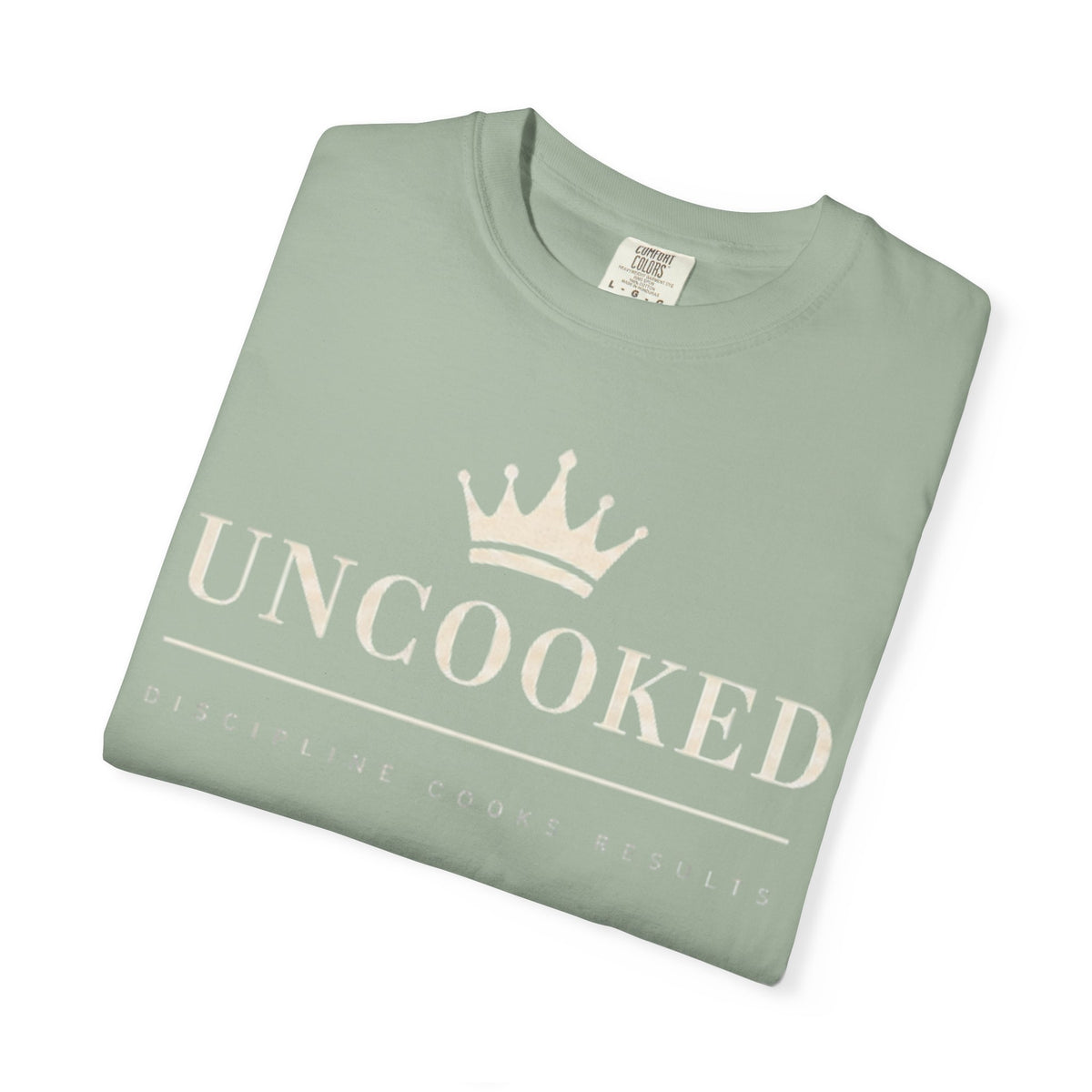 Uncooked Crown T-Shirt — Minimalist Royal Graphic Tee