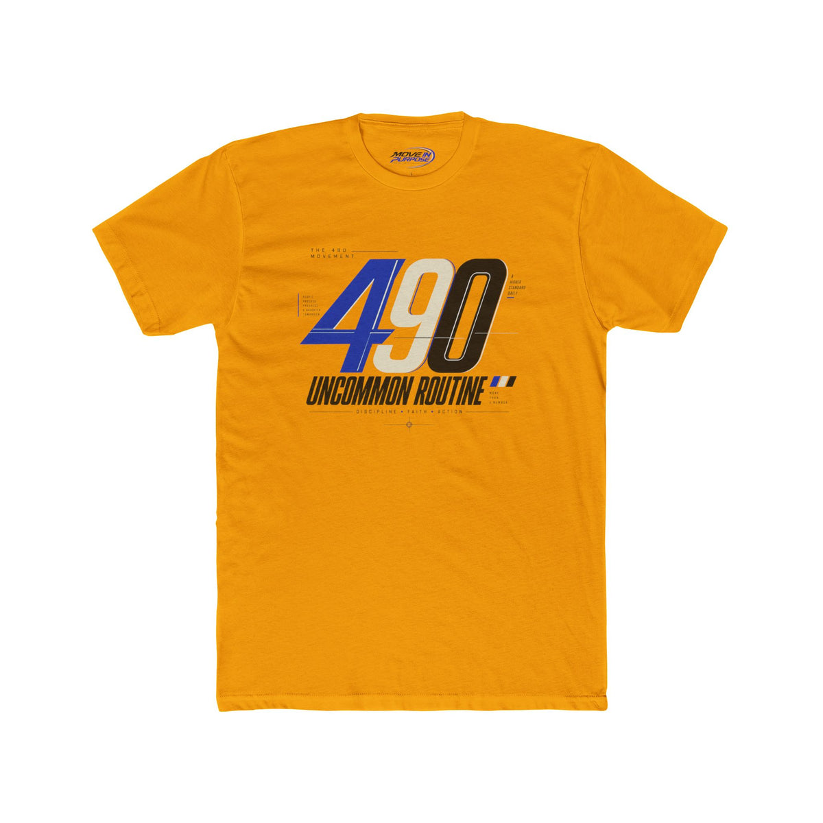 490 Uncommon Routine Tee — Athletic Vintage Graphic T-Shirt