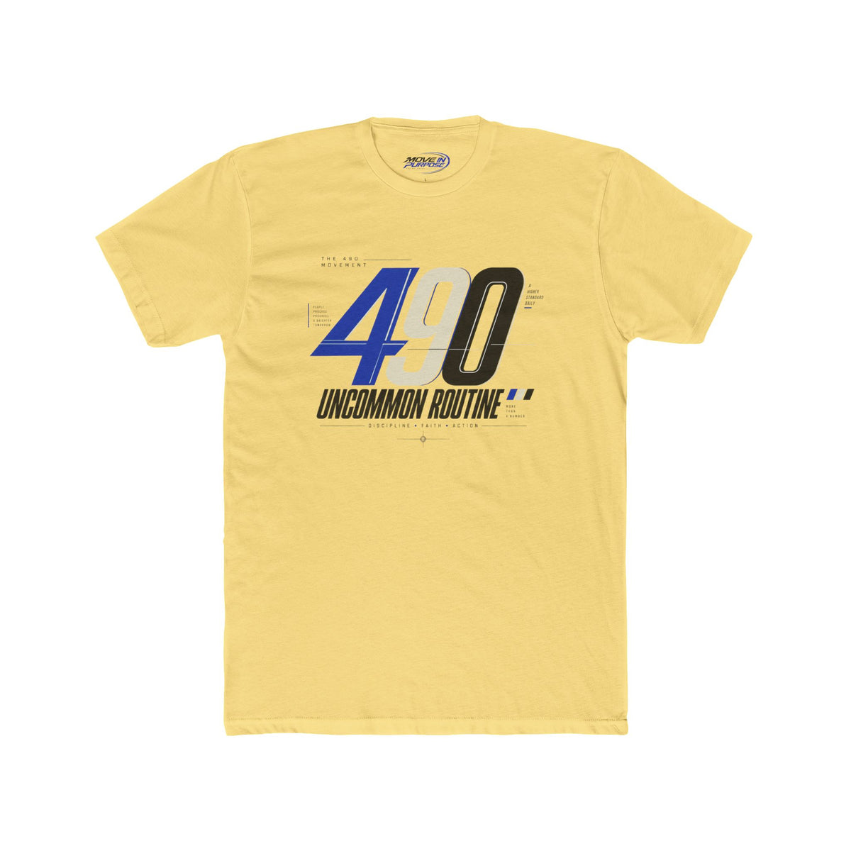 490 Uncommon Routine Tee — Athletic Vintage Graphic T-Shirt