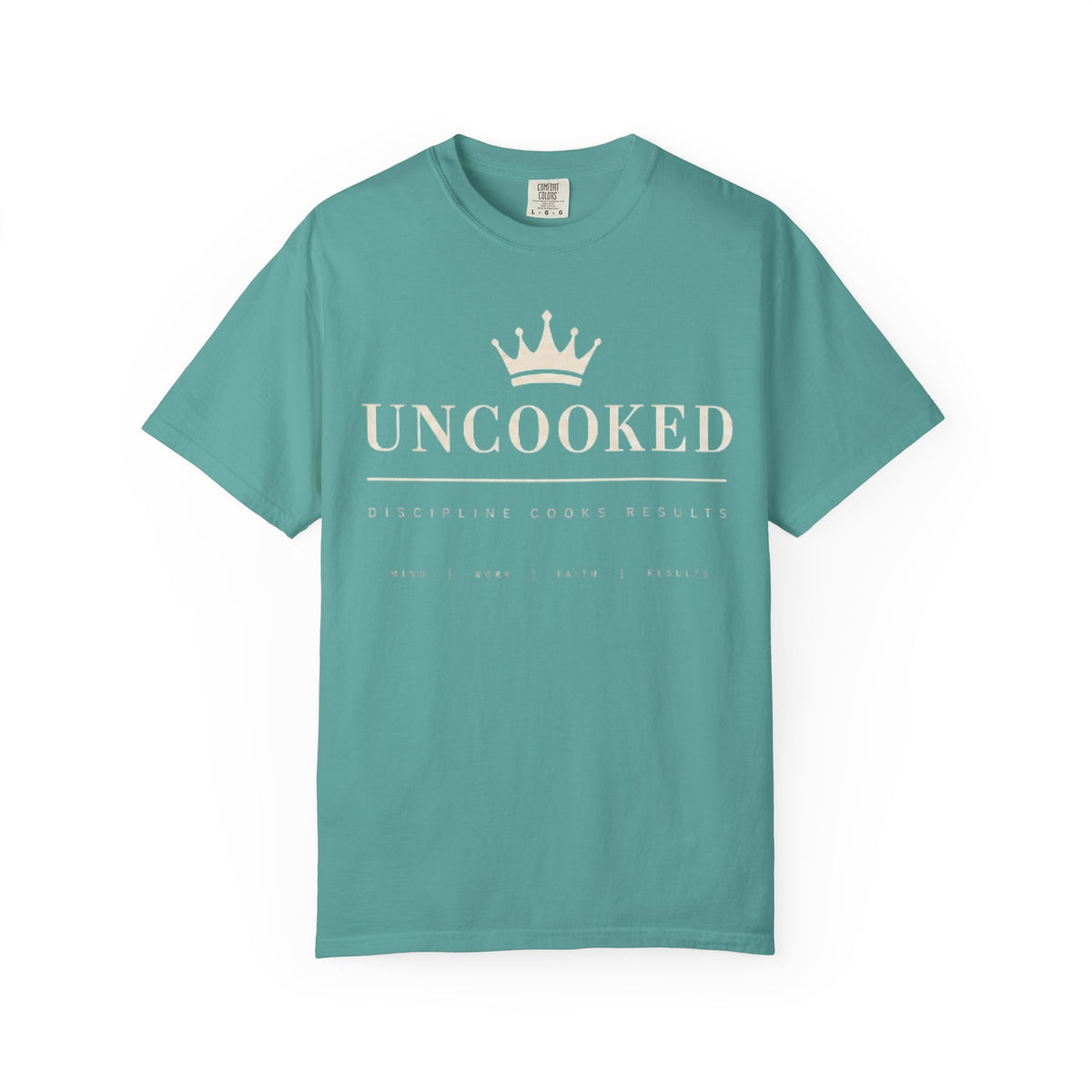 Uncooked Crown T-Shirt — Minimalist Royal Graphic Tee