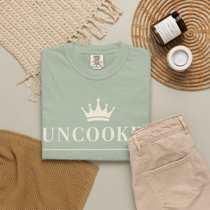 Uncooked Crown T-Shirt — Minimalist Royal Graphic Tee