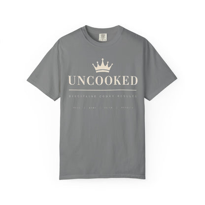 Uncooked Crown T-Shirt — Minimalist Royal Graphic Tee