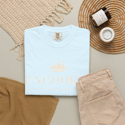 Uncooked Crown T-Shirt — Minimalist Royal Graphic Tee