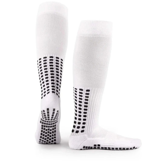 Grip Socks Football Knee Socks - LUX - White LUX Sports