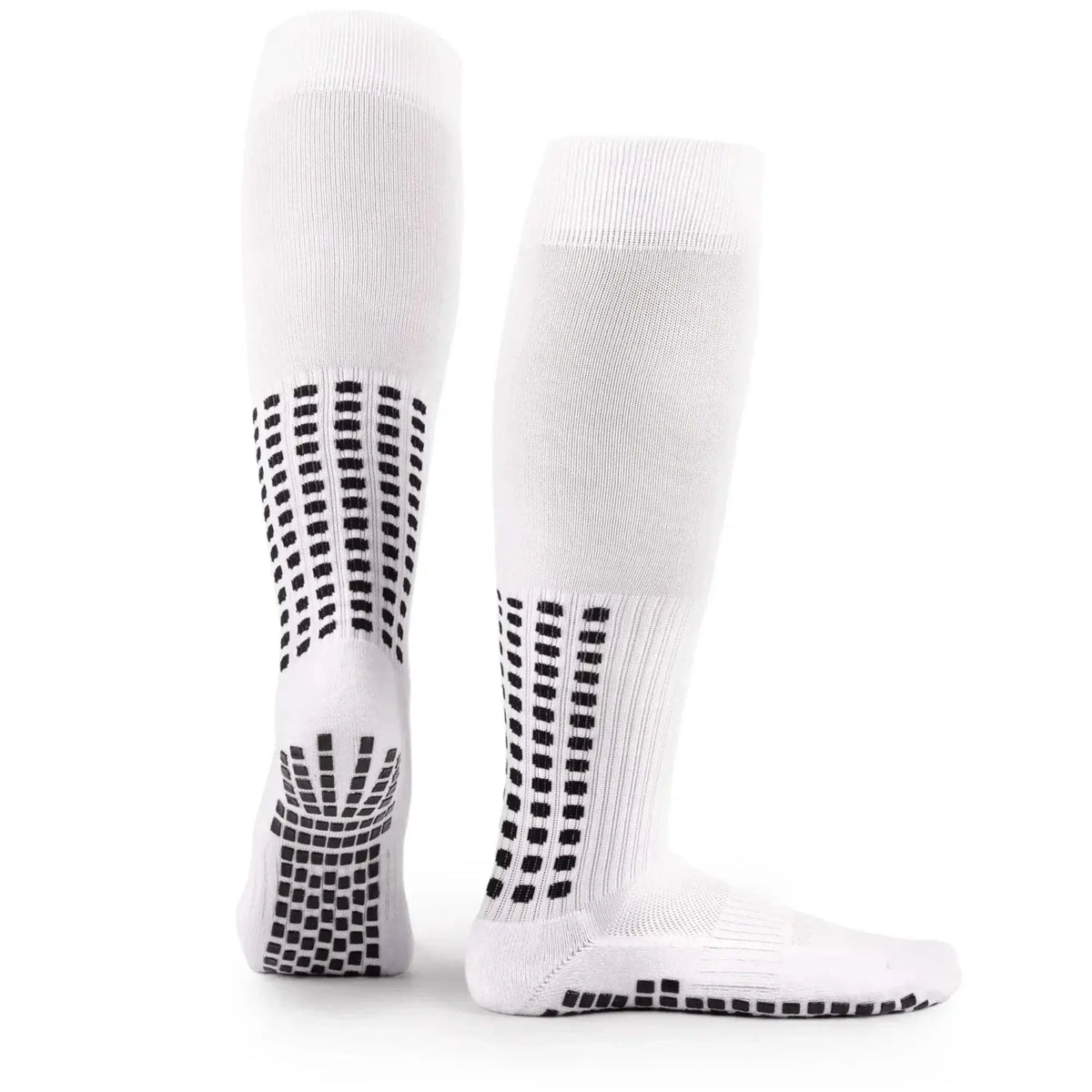 Grip Socks Football Knee Socks - LUX - White