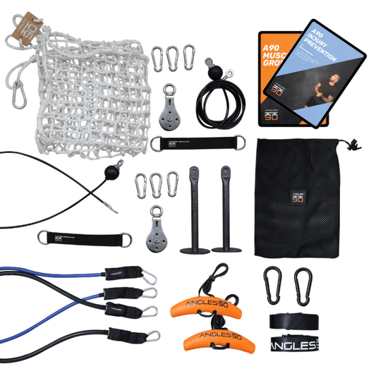 A90 Home Gym Set | Complete Workout Equipment Kit Angles90®