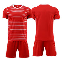 2022- Season Messi 10# 30# Soccer Football Jersey Men Kids Soccer Wear Uniform Soccer Jersey Set