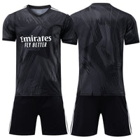 2022- Season Messi 10# 30# Soccer Football Jersey Men Kids Soccer Wear Uniform Soccer Jersey Set