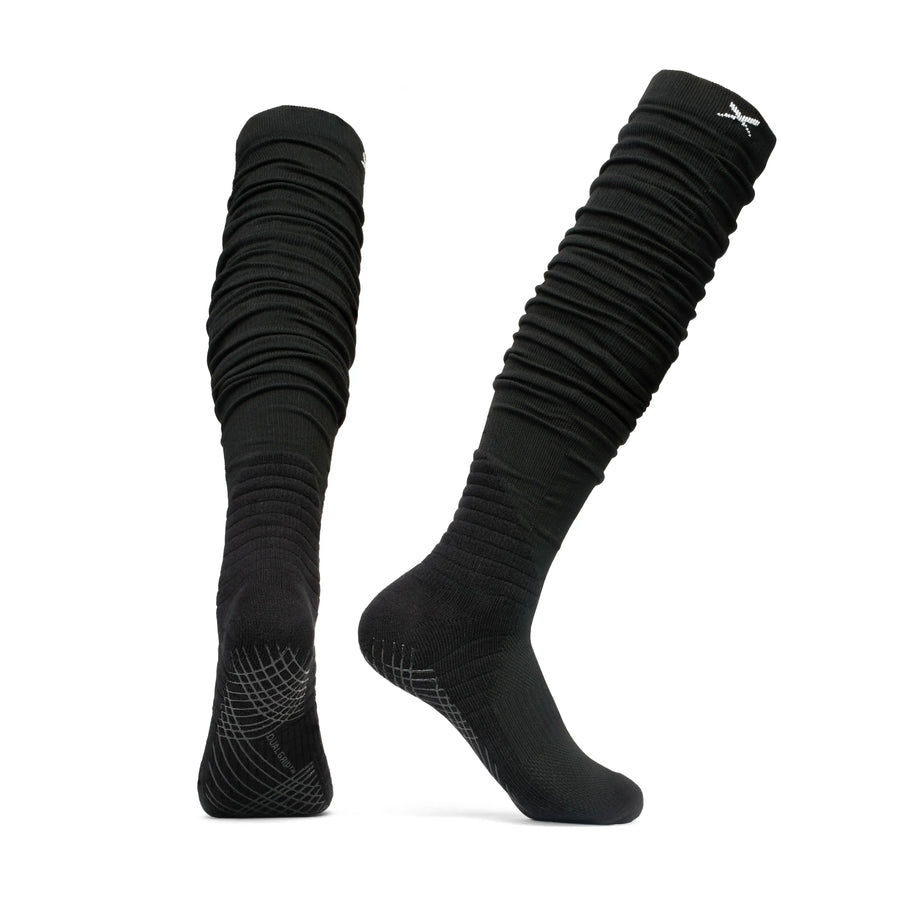 American Football Grip Socks Black | LUX DualGrip™