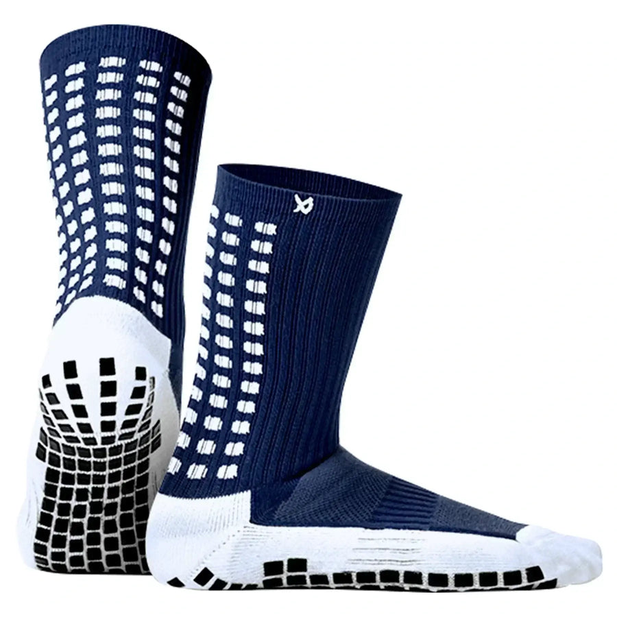 Grip Socks Football - Calf Socks - Navy Blue - LUX