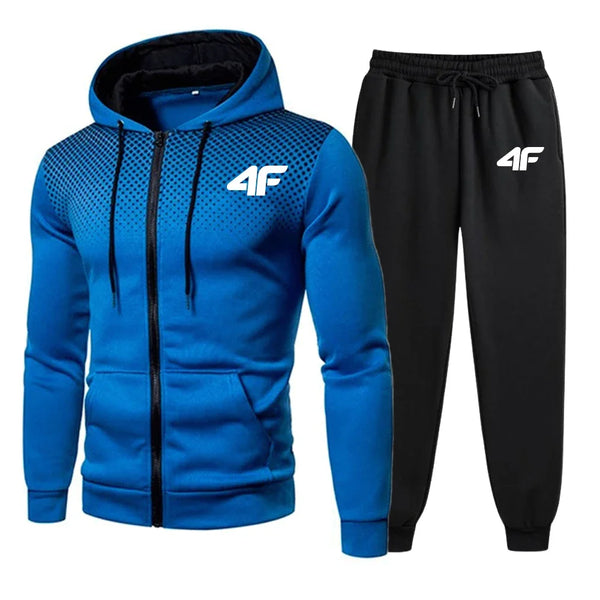 Men's Tracksuit Hooded Casual Single Piece Zipper Sweatshirt And Daily Single Sweatpants Comfort Outdoor Jogging Sports