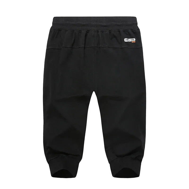 Men Short Pants- Thin Sweatpants Loose Elastic Waist