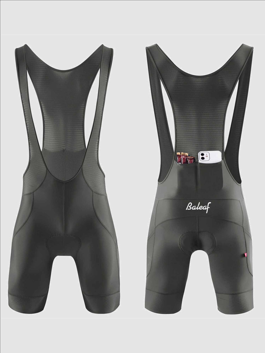 Men's 4D Cycling Bib Shorts - Dark Gray / L