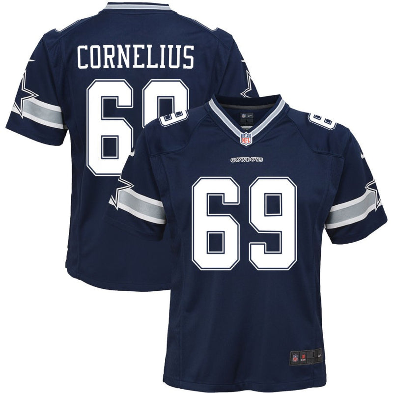 Ajani Cornelius Youth Nike Navy Dallas Cowboys Custom Game Jersey
