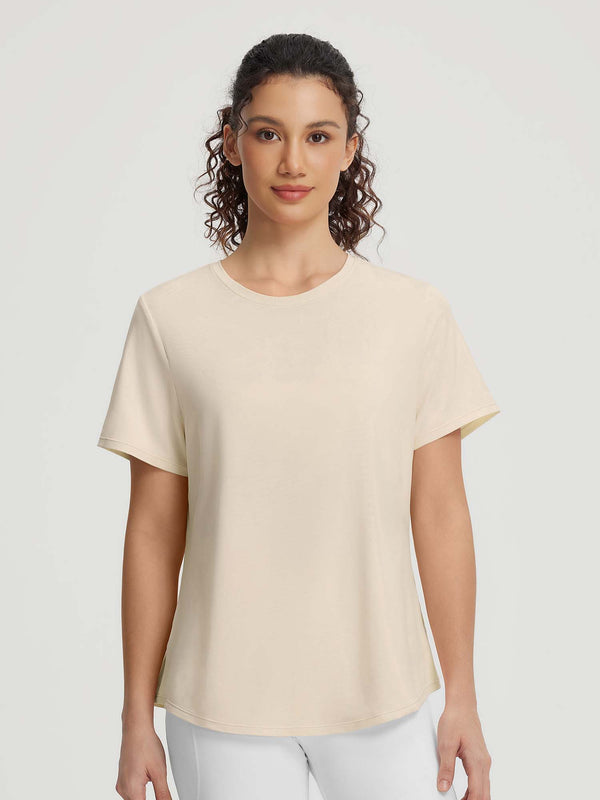 Camisetas sin espalda Baleaf con protección UPF 50+ - Beige / XS