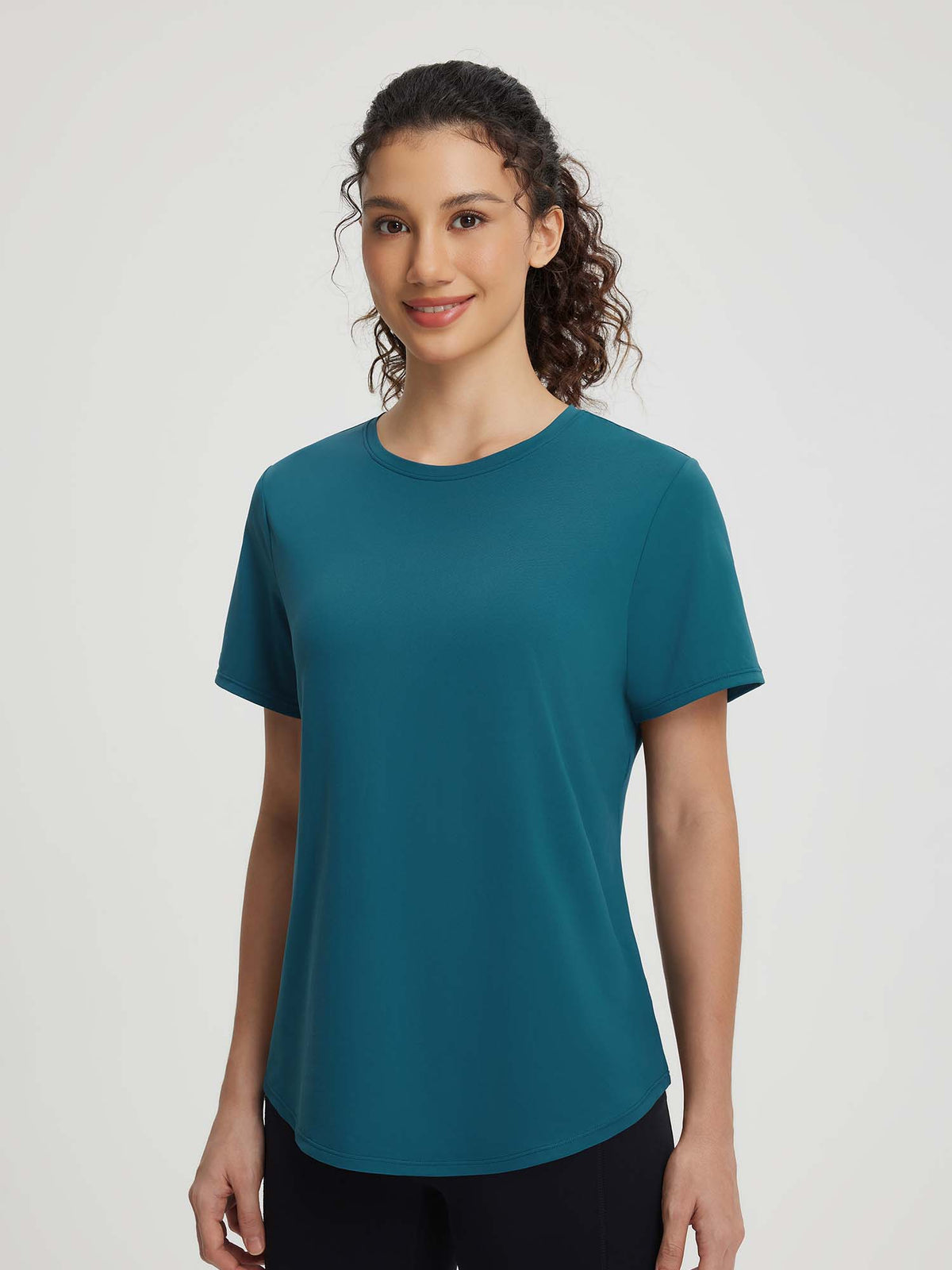 Baleaf UPF 50+ Open Back T-Shirts - Deep Blue / XS
