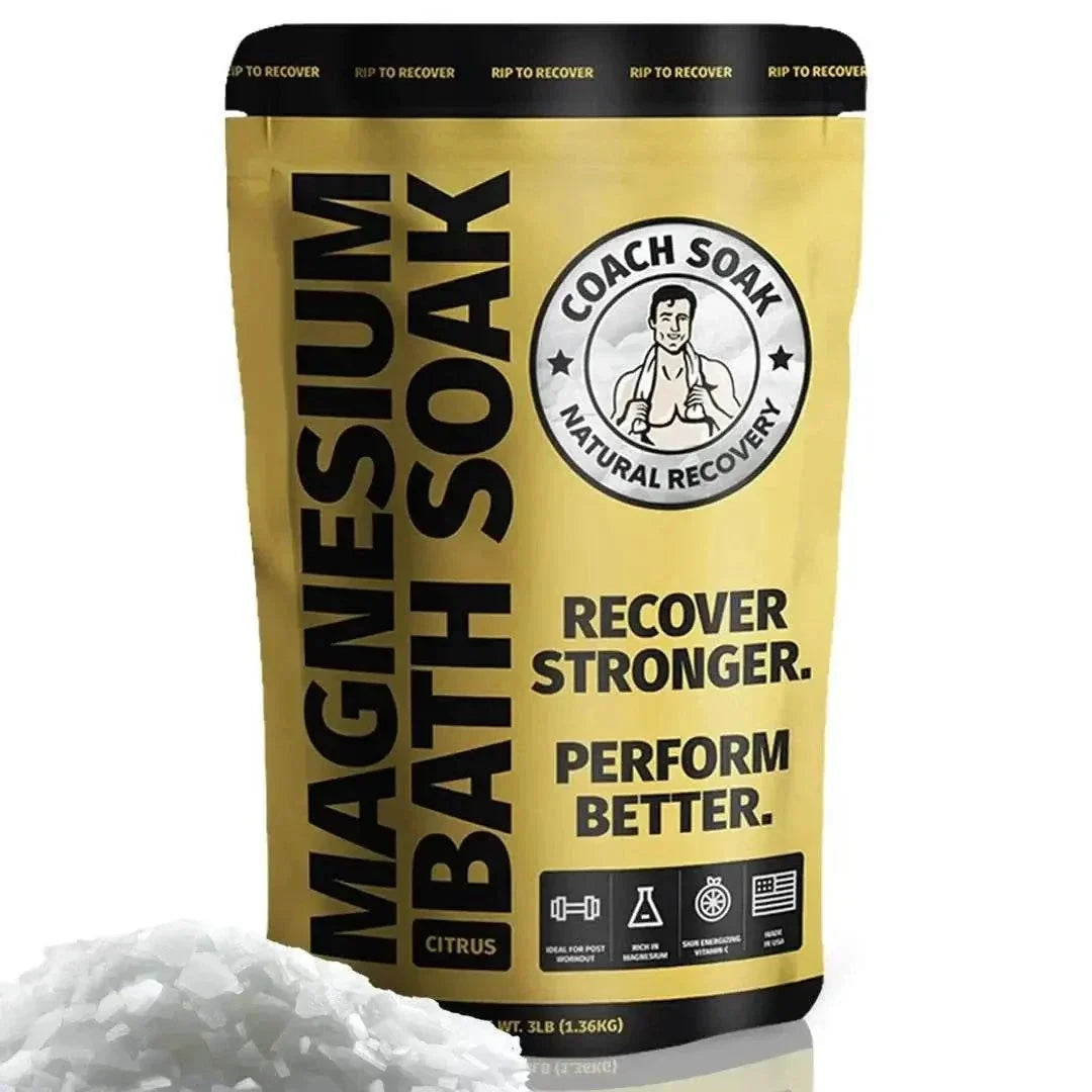 Coach Soak Magnesium Bath Soak | Post-Workout Recovery - Energizing Citrus Angles90®