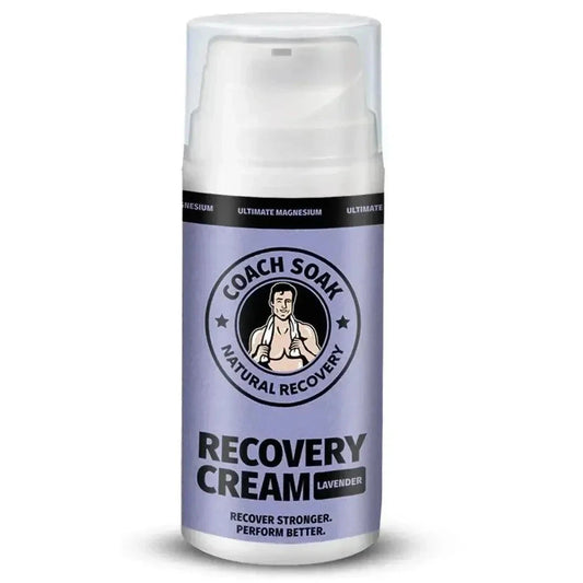 Coach Soak Magnesium Recovery Cream | Fast Muscle Relief - Calming Lavendar Angles90®