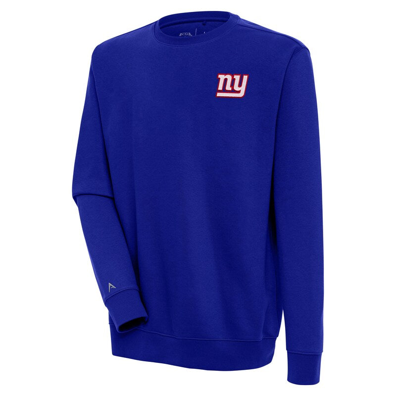 Men's Antigua  Royal New York Giants Victory Pullover Sweatshirt