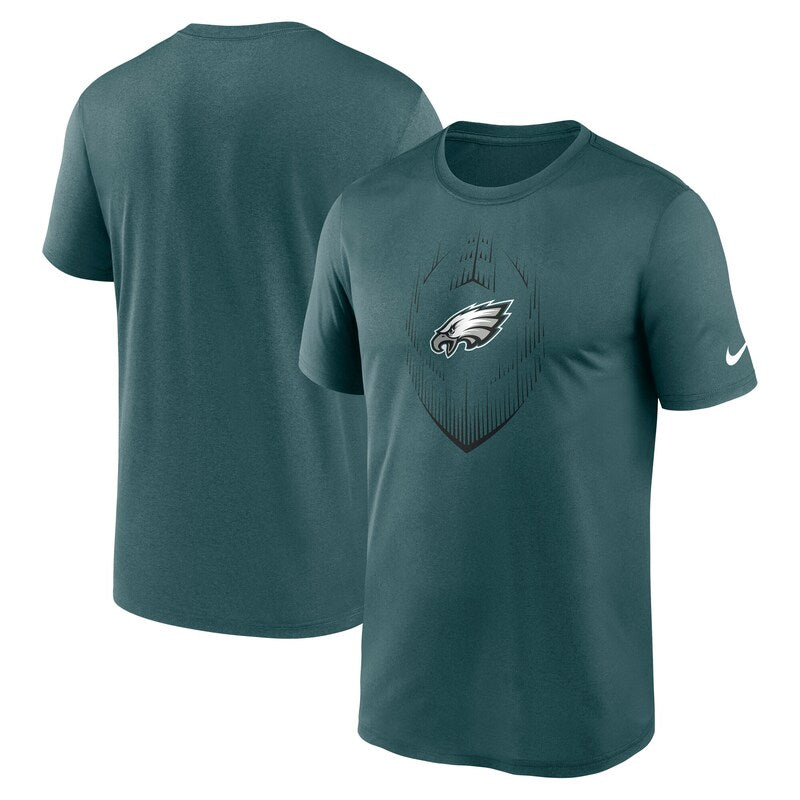 Men's  Nike  Teal Philadelphia Eagles Big & Tall Blitz Legend Icon T-Shirt