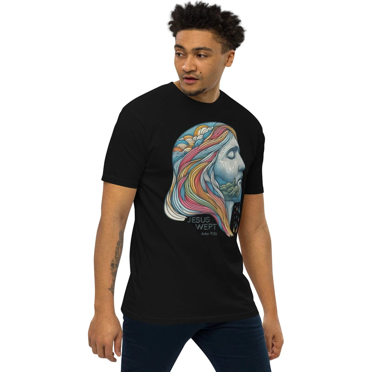 Men’s Premium Heavyweight Tee 🌴 VibeFlex Sports
