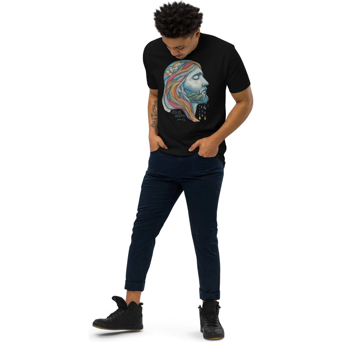 Men’s Premium Heavyweight Tee 🌴 VibeFlex Sports