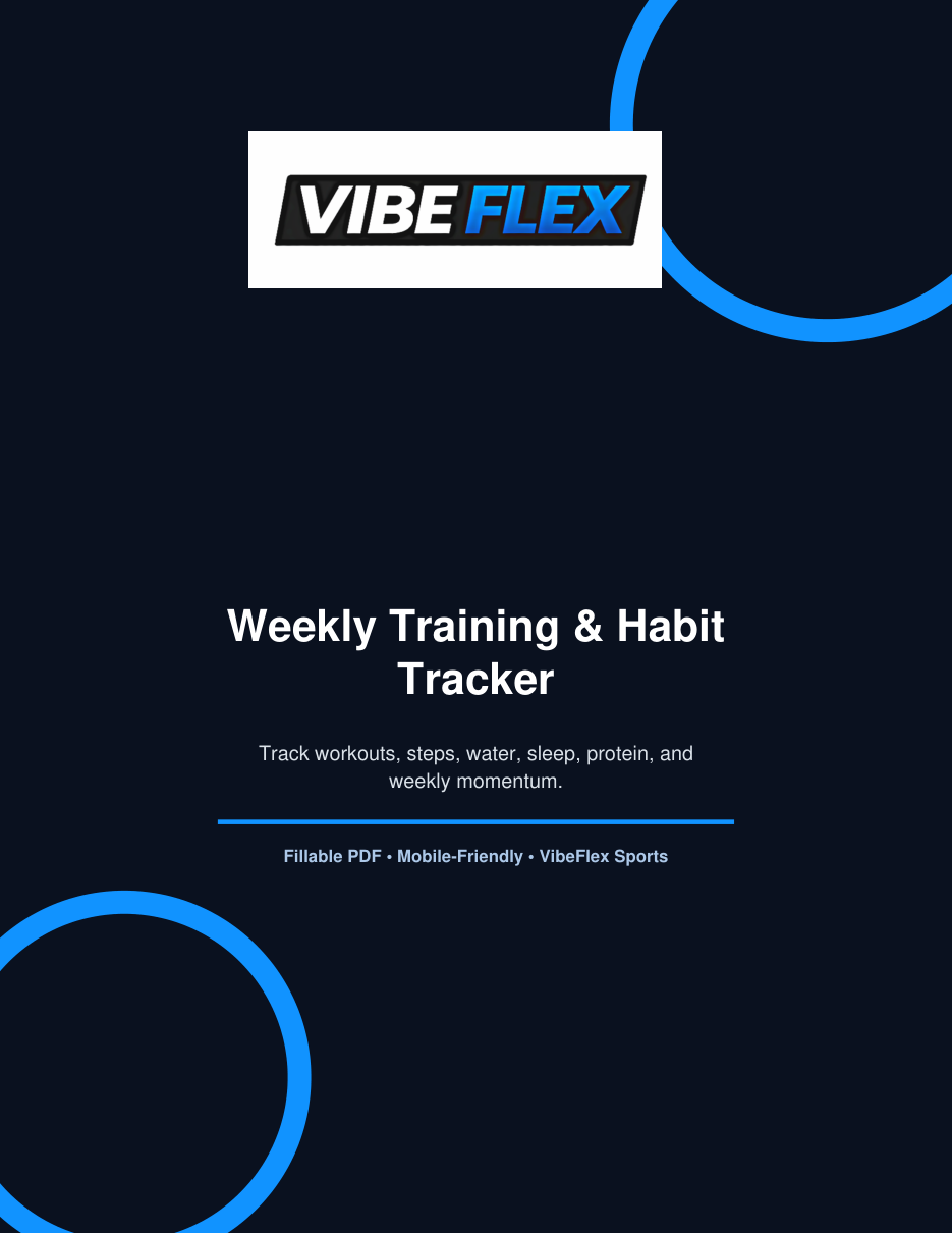 Weekly Training & Habit Tracker cover