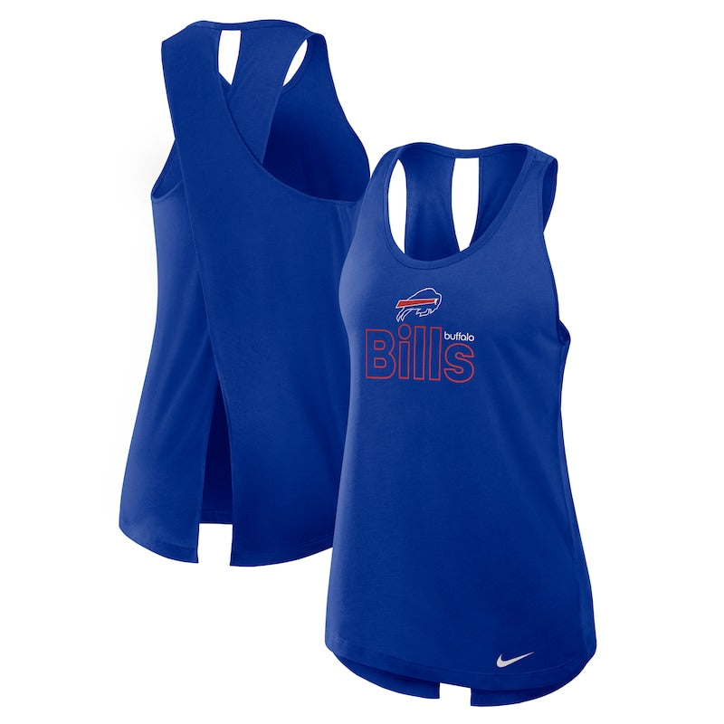Women's Nike Royal Buffalo Bills Plus Size Performance Tank Top